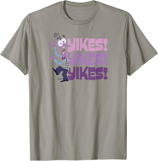 Inside Out 2 - Fear Movie Character Yikes Stacked Repeated T-Shirt - T-Shirt | Sand