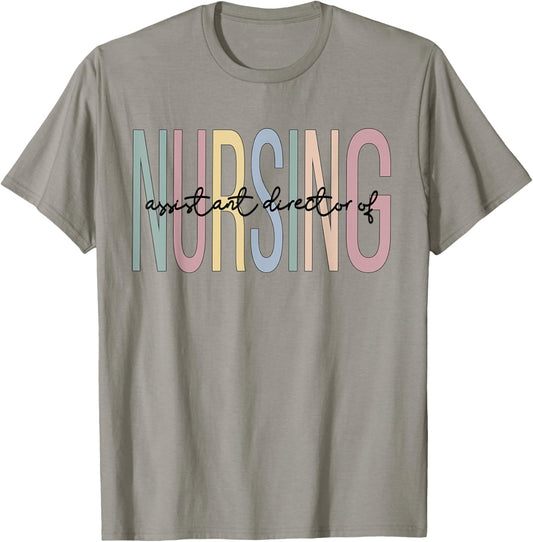 ADON Boho Assistant Director Of Nursing T-Shirt - T-Shirt | Sand