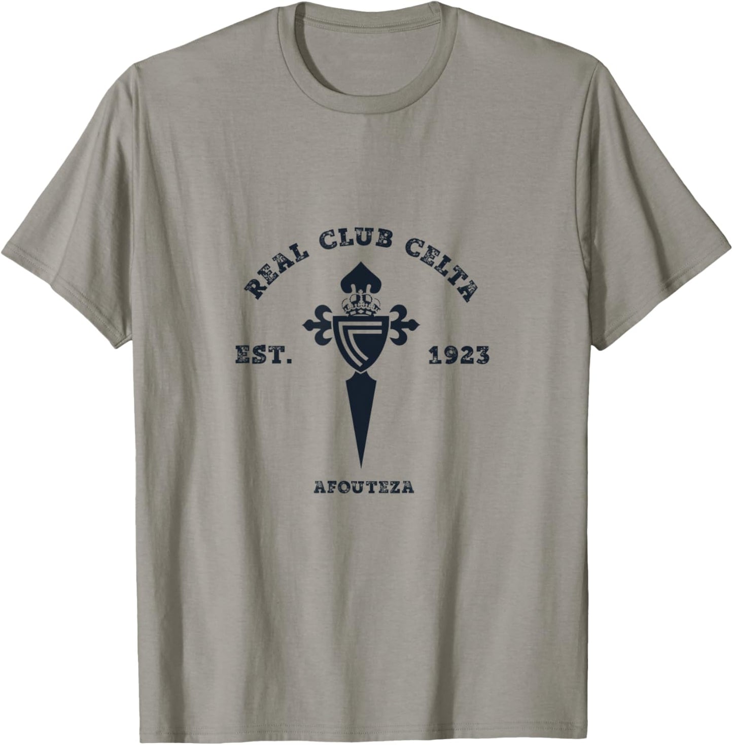 Real Club Celta | Black Circular Shield T-Shirt - T-Shirt | Sand