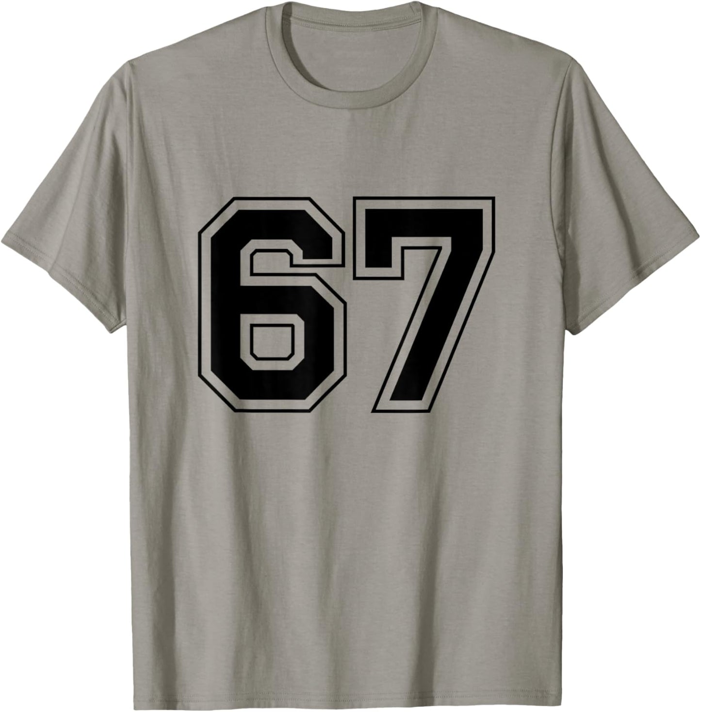 Number 67 T-Shirt - T-Shirt | Sand