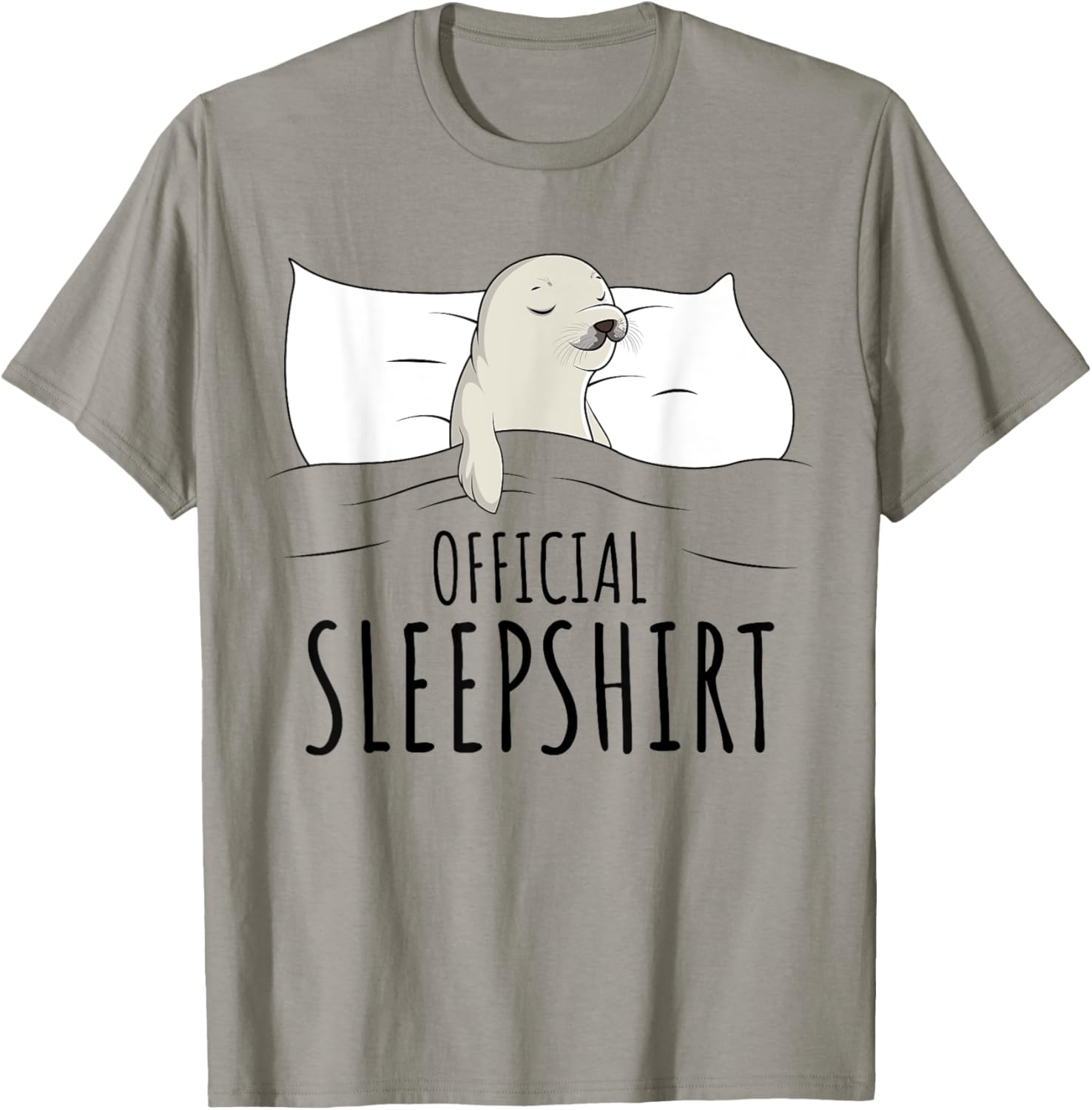 Seal Sea Lion Official Sleepshirt T-Shirt - T-Shirt | Sand