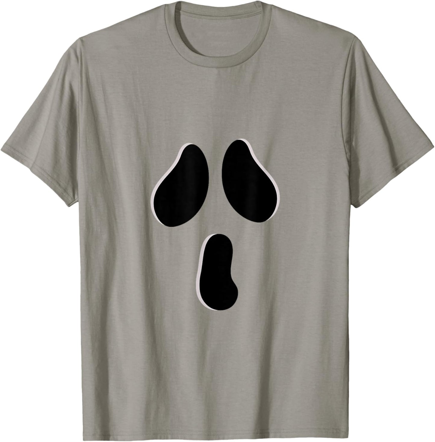 Halloween Cute Spooky White Ghost Face Shirt Costume T-Shirt - T-Shirt | Sand