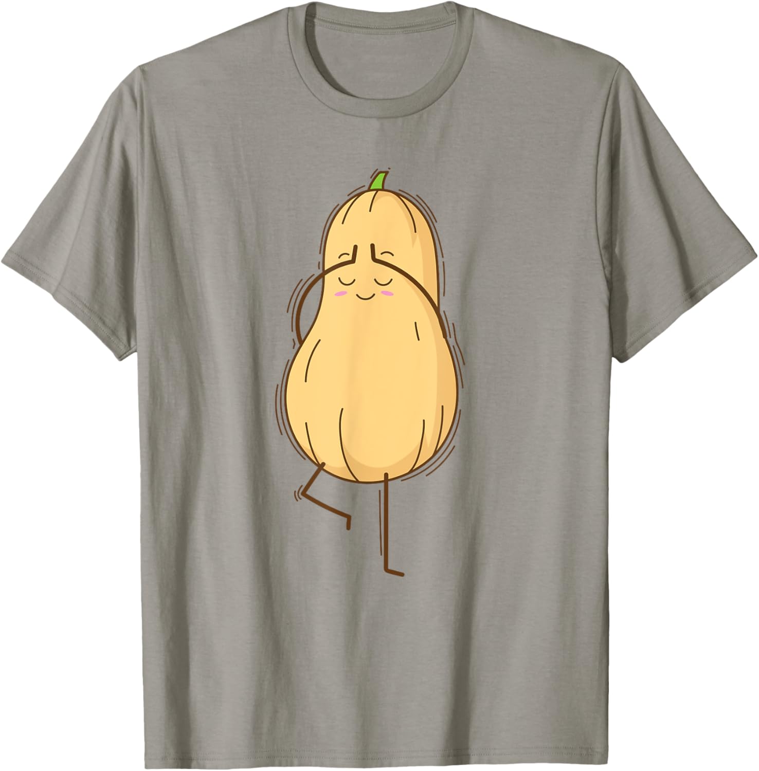 Butternut Squash doing Yoga T-Shirt - T-Shirt | Sand