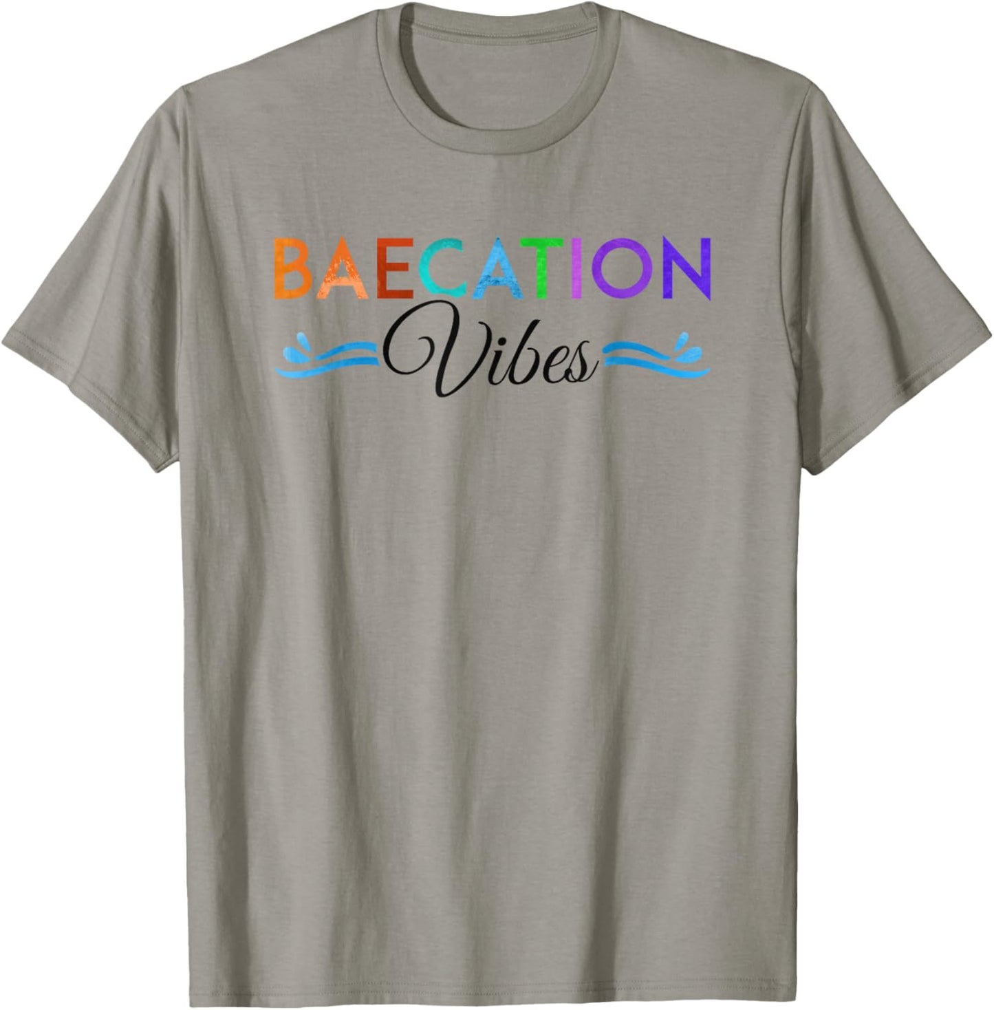 Baecation Vibes Bae Vacation Beach Cruise Trip Honeymoon Women T-Shirt - T-Shirt | Sand
