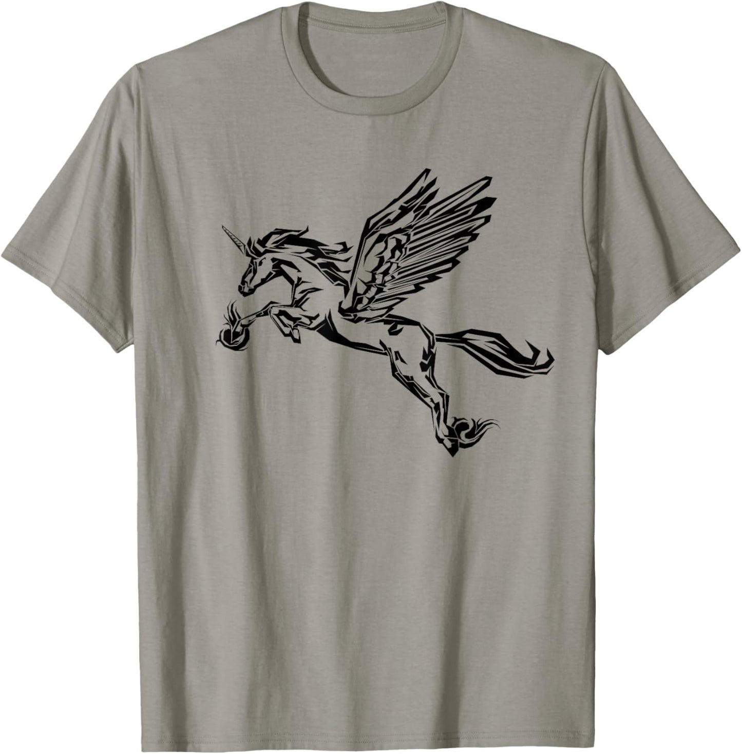 Alicorn winged unicorn pegasus horse wings mythical animal T-Shirt - T-Shirt | Sand