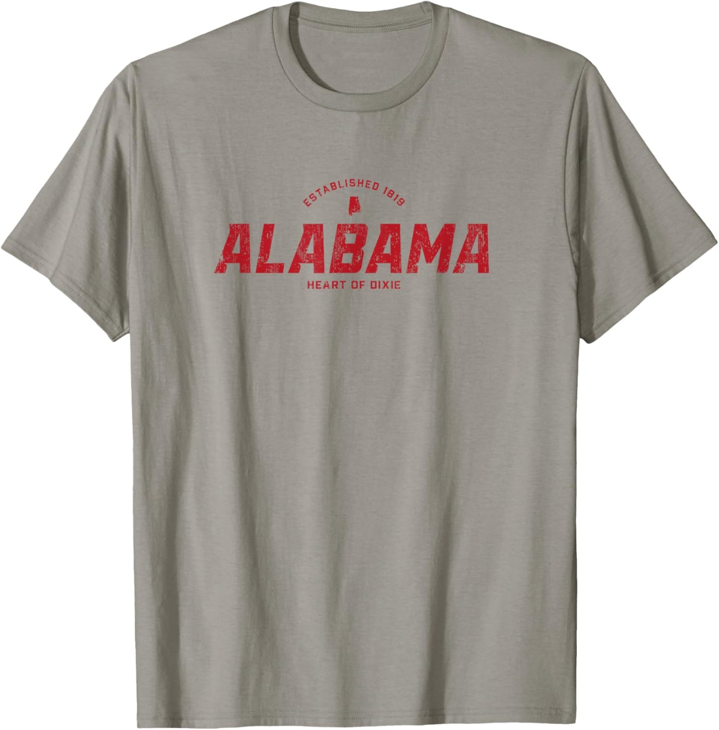 Alabama AL Vintage Athletic Red Sports Logo T-Shirt - T-Shirt | Sand