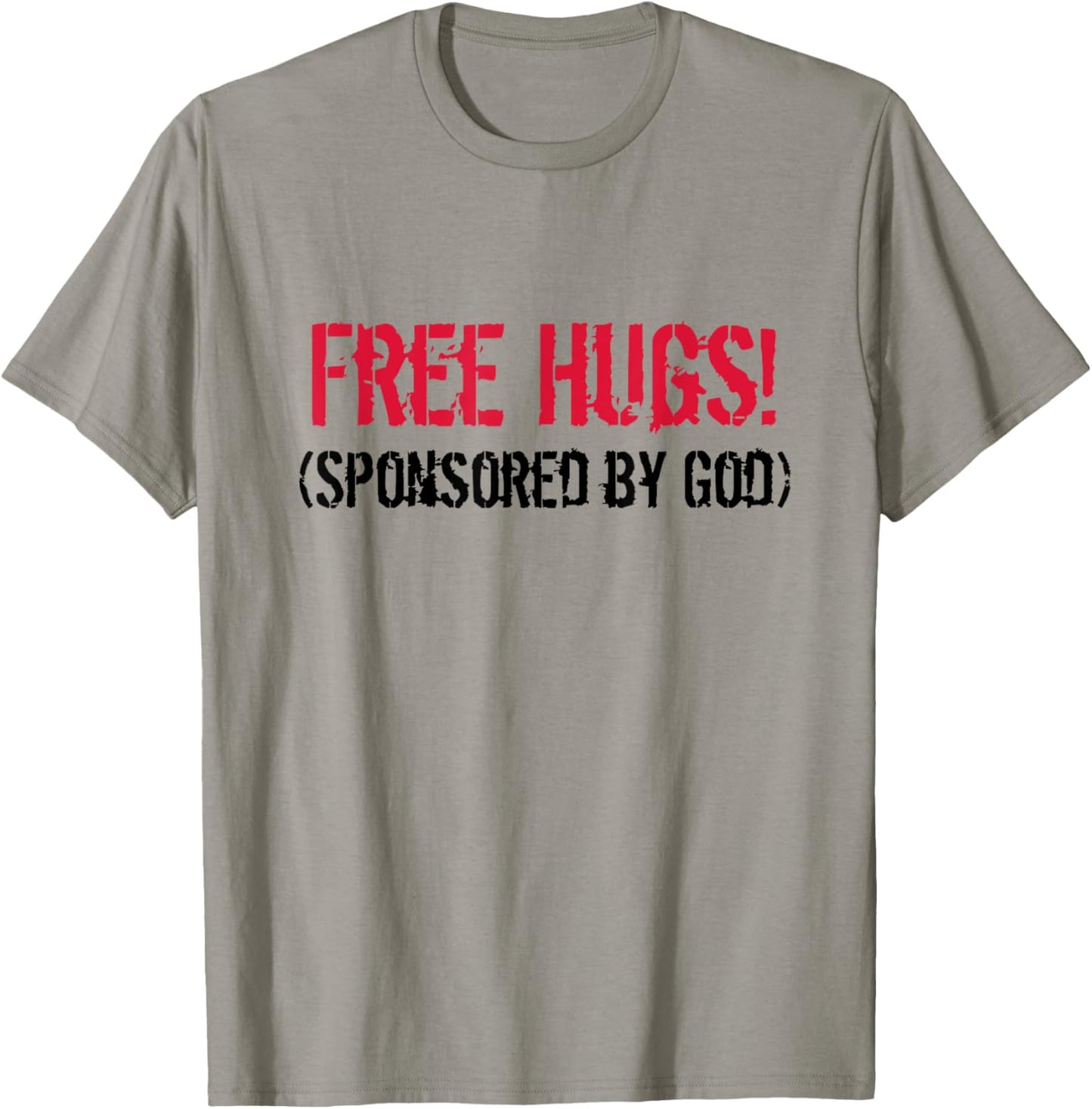 Free Hugs! (Sponsored by God) Free Hug - Jesus4m3 T-Shirt - T-Shirt | Sand