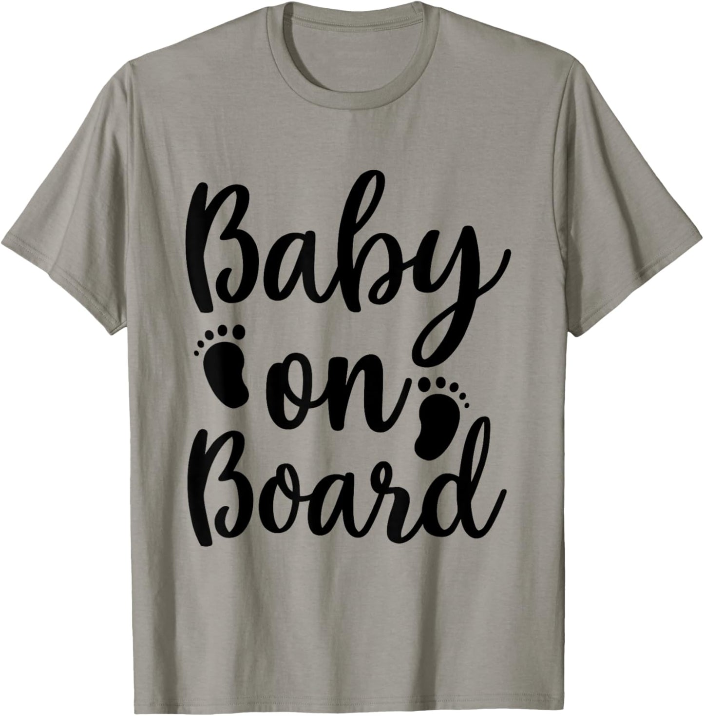 Pregnant Baby On Board Pregnancy Announcement New Mom To Be T-Shirt - T-Shirt | Sand
