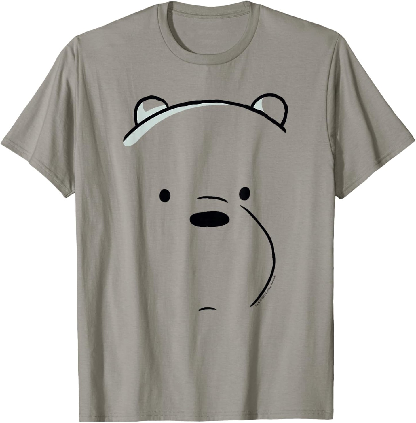 We Bare Bears Ice Bear Big Face T-Shirt - T-Shirt | Sand