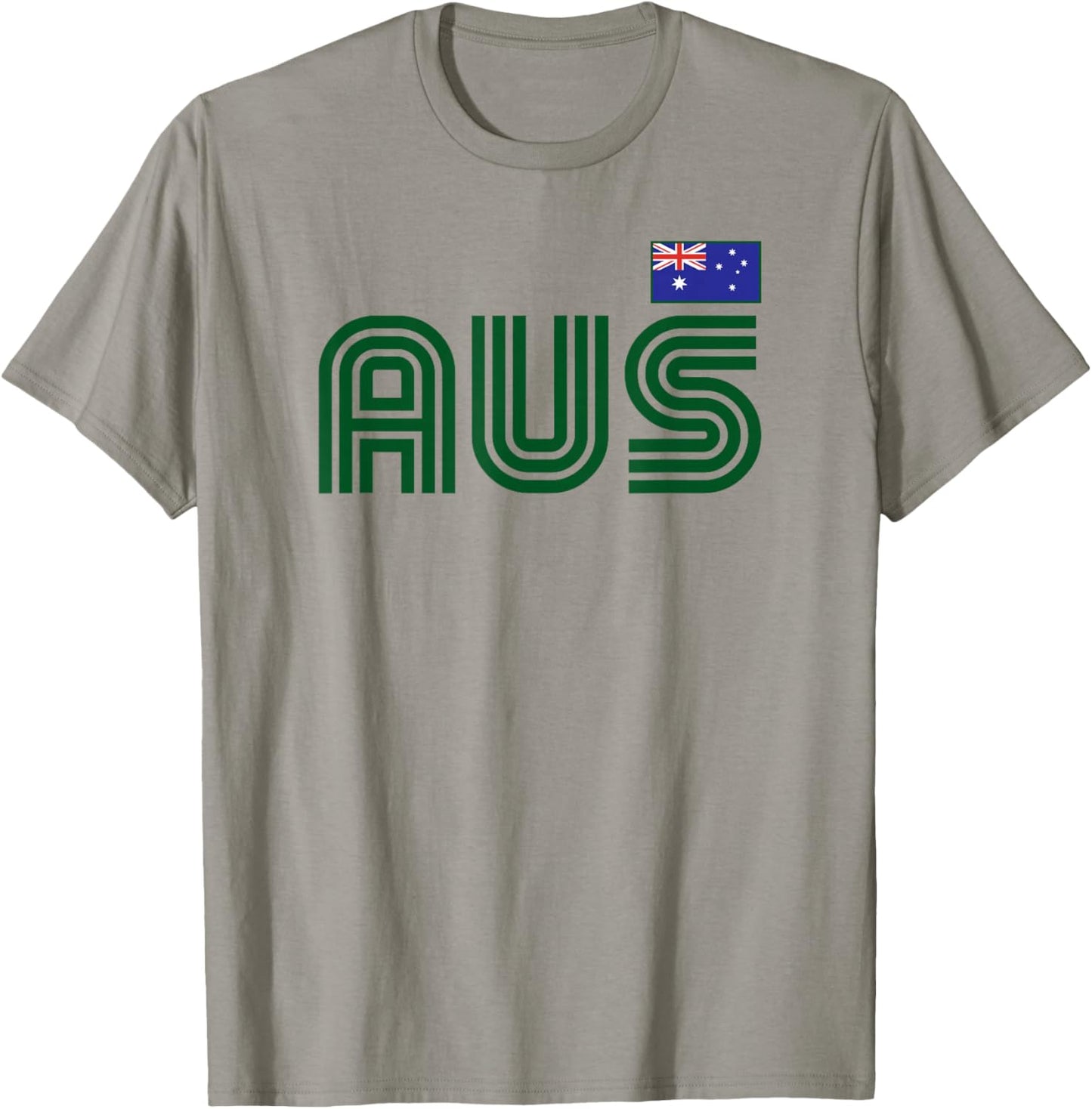 Australia Flag Retro International Country Australian Pride T-Shirt - T-Shirt | Sand