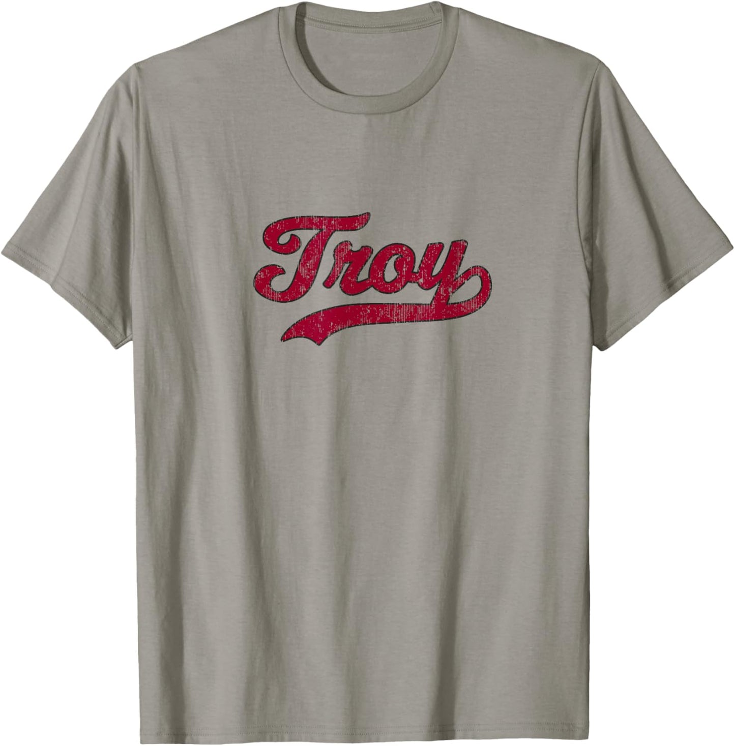 Troy Alabama AL Vintage Athletic Sports Design T-Shirt - T-Shirt | Sand