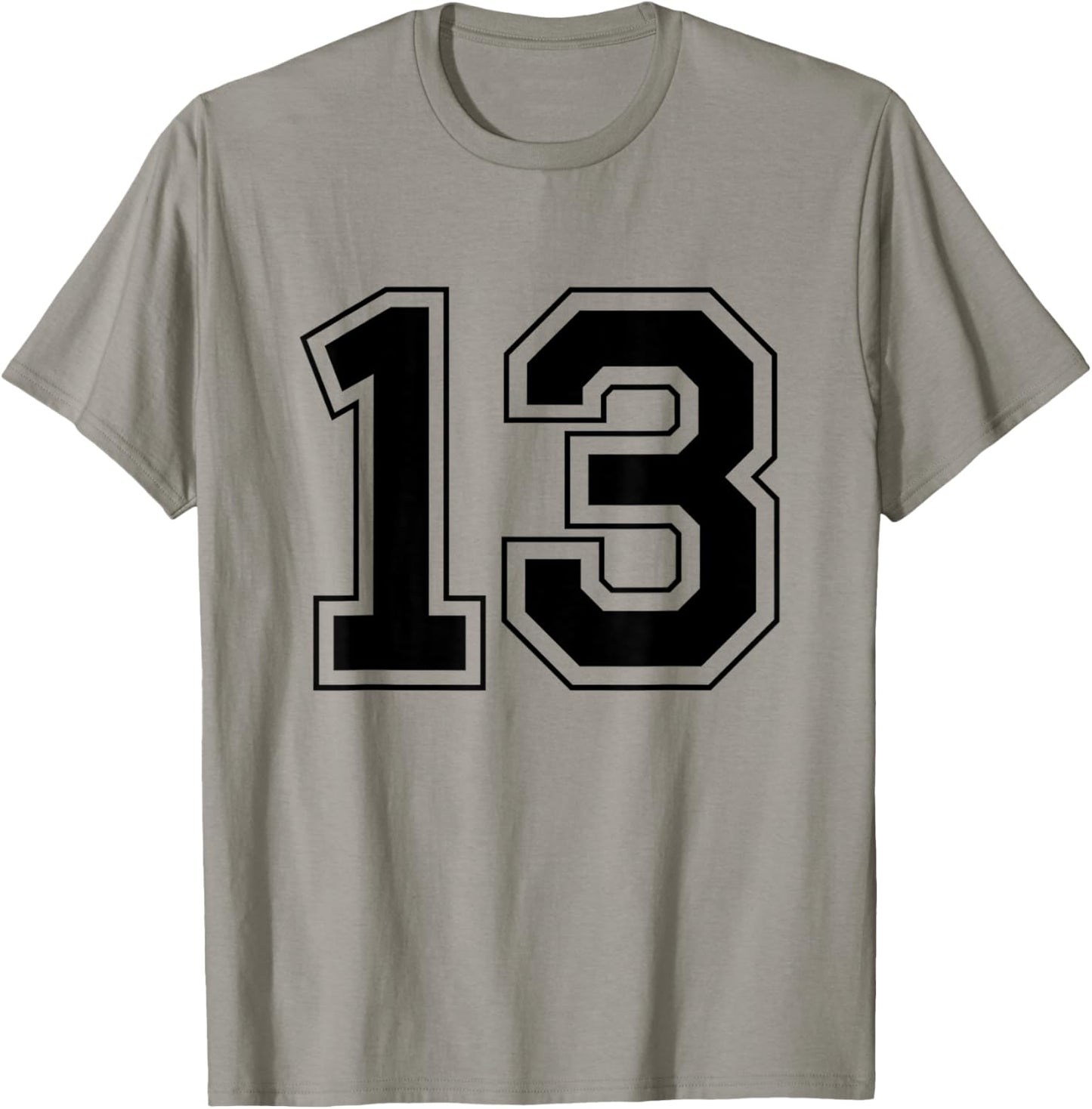 Number 13 T-Shirt - T-Shirt | Sand