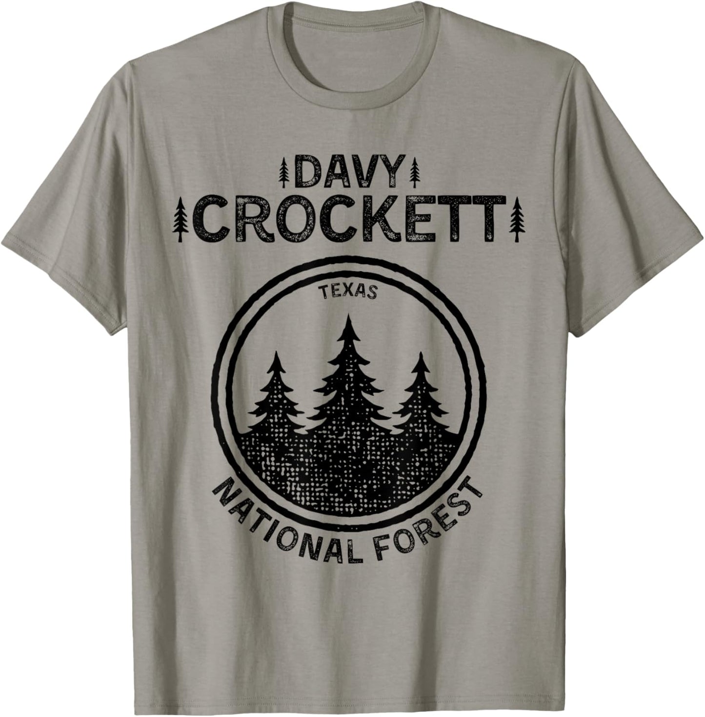 Davy Crockett National Forest Texas T-Shirt - T-Shirt | Sand