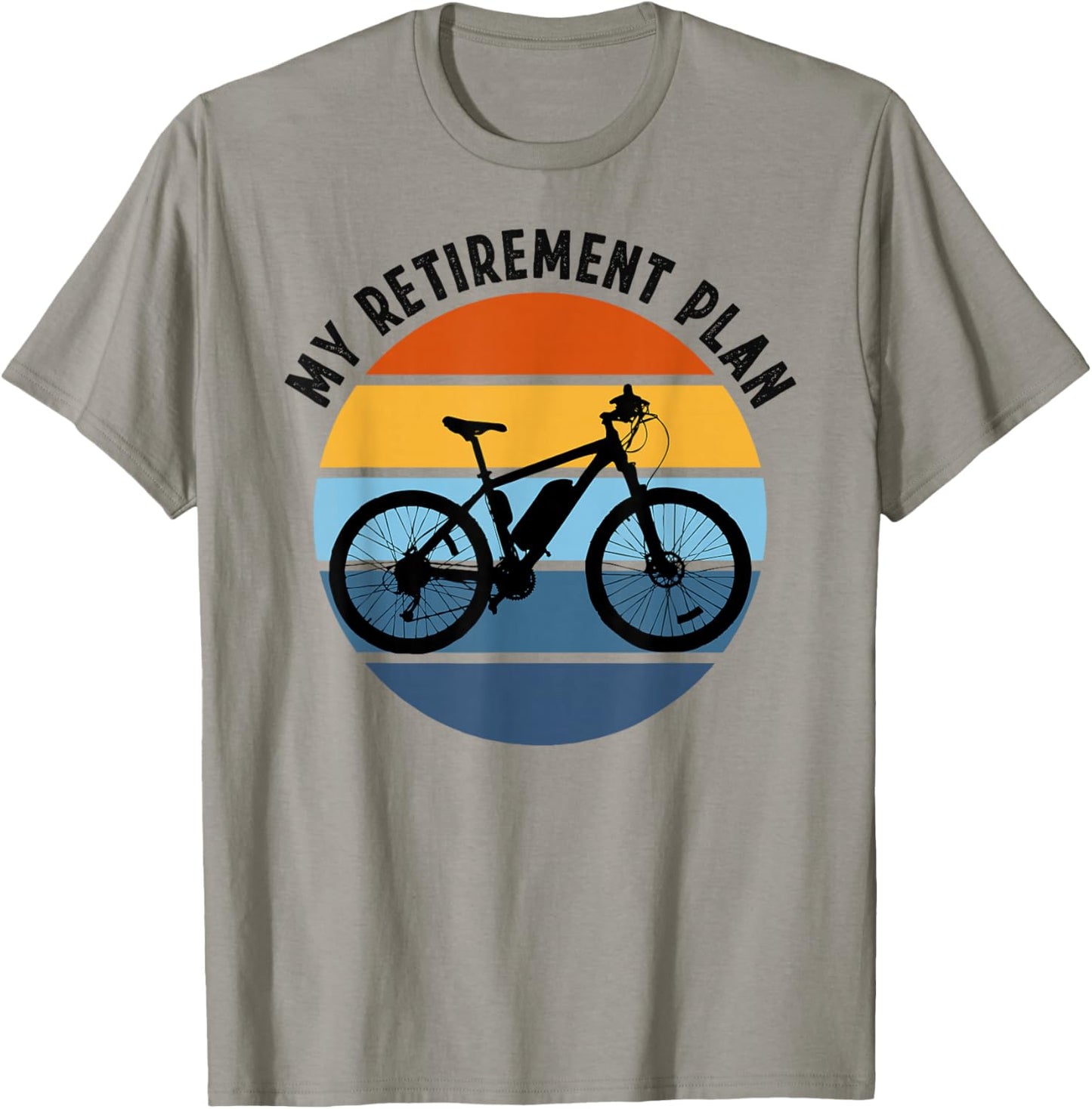 My Retirement Plan EBike Electric Biking T-Shirt - T-Shirt | Sand