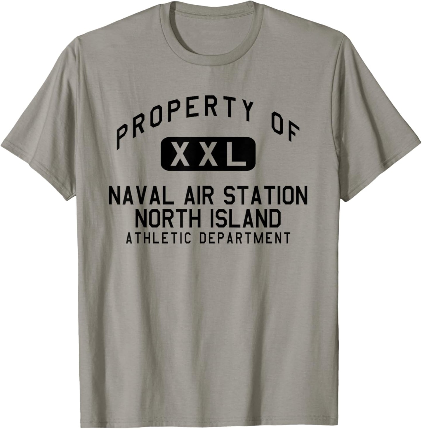 Property of Naval Air Station North Island Athletic Dept T-Shirt - T-Shirt | Sand