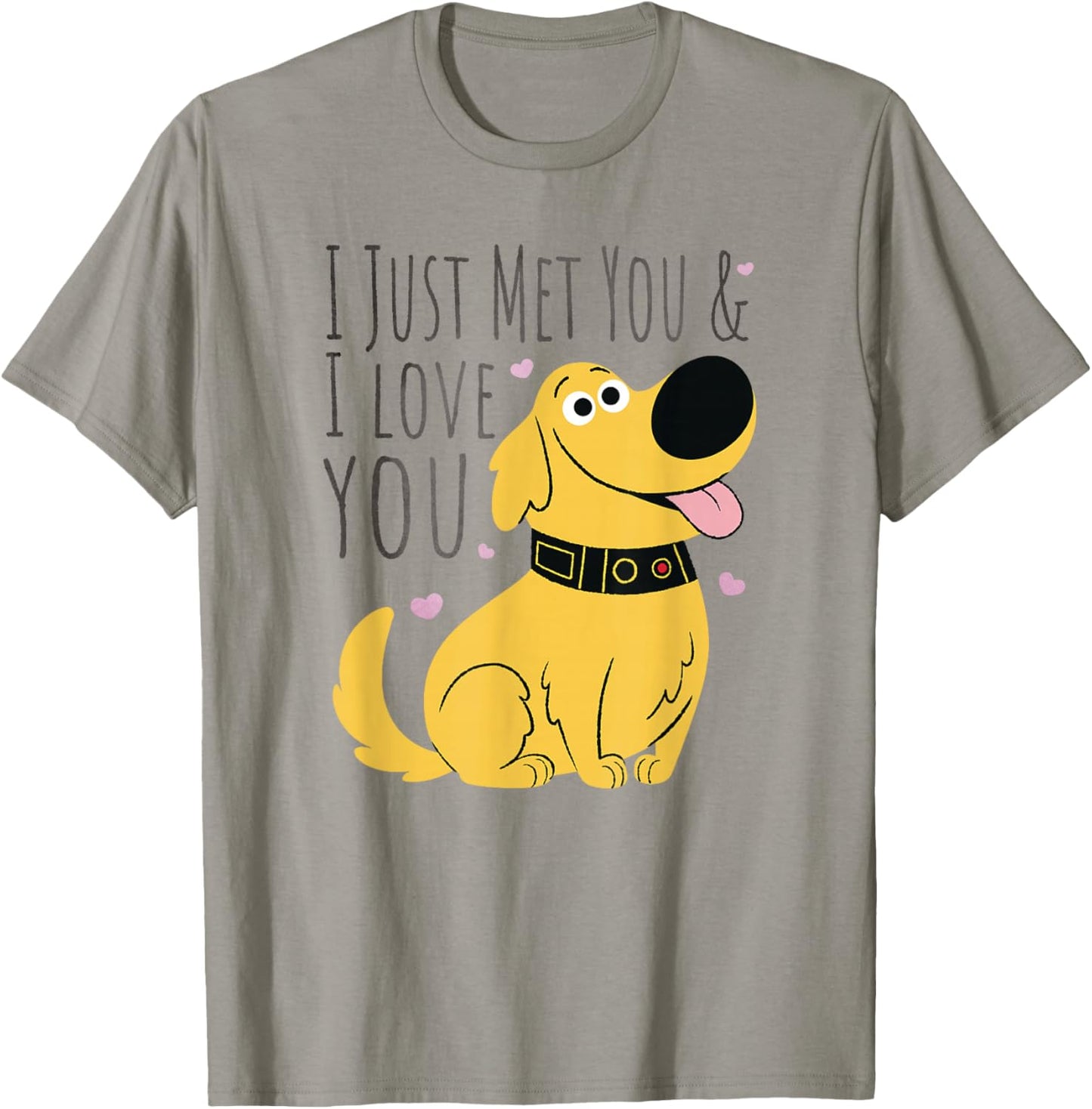 Disney Pixar UP Dug I Just Met You Quote T-Shirt - T-Shirt | Sand