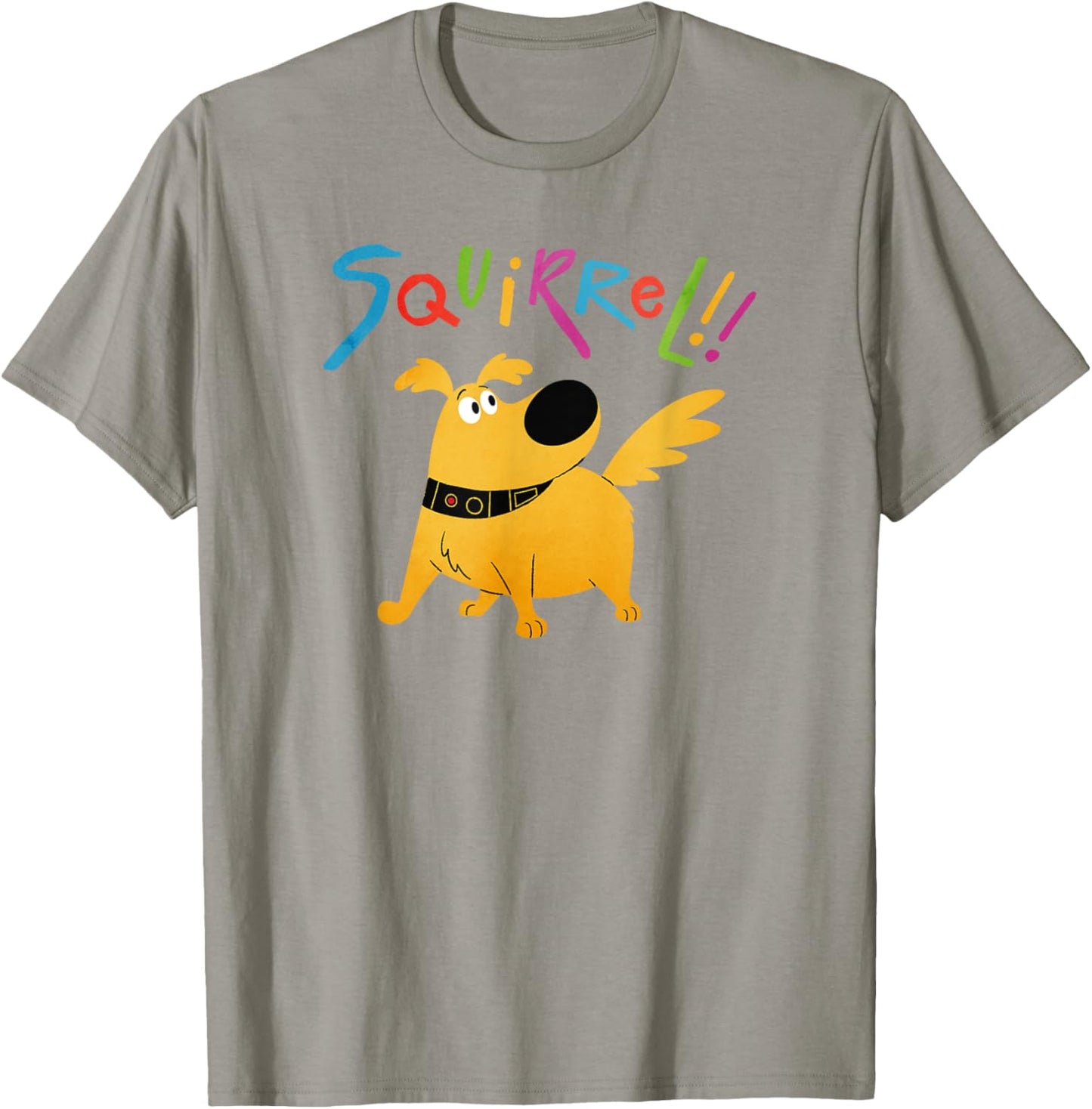 Disney Pixar UP Dug Squirrel Pose T-Shirt - T-Shirt | Sand