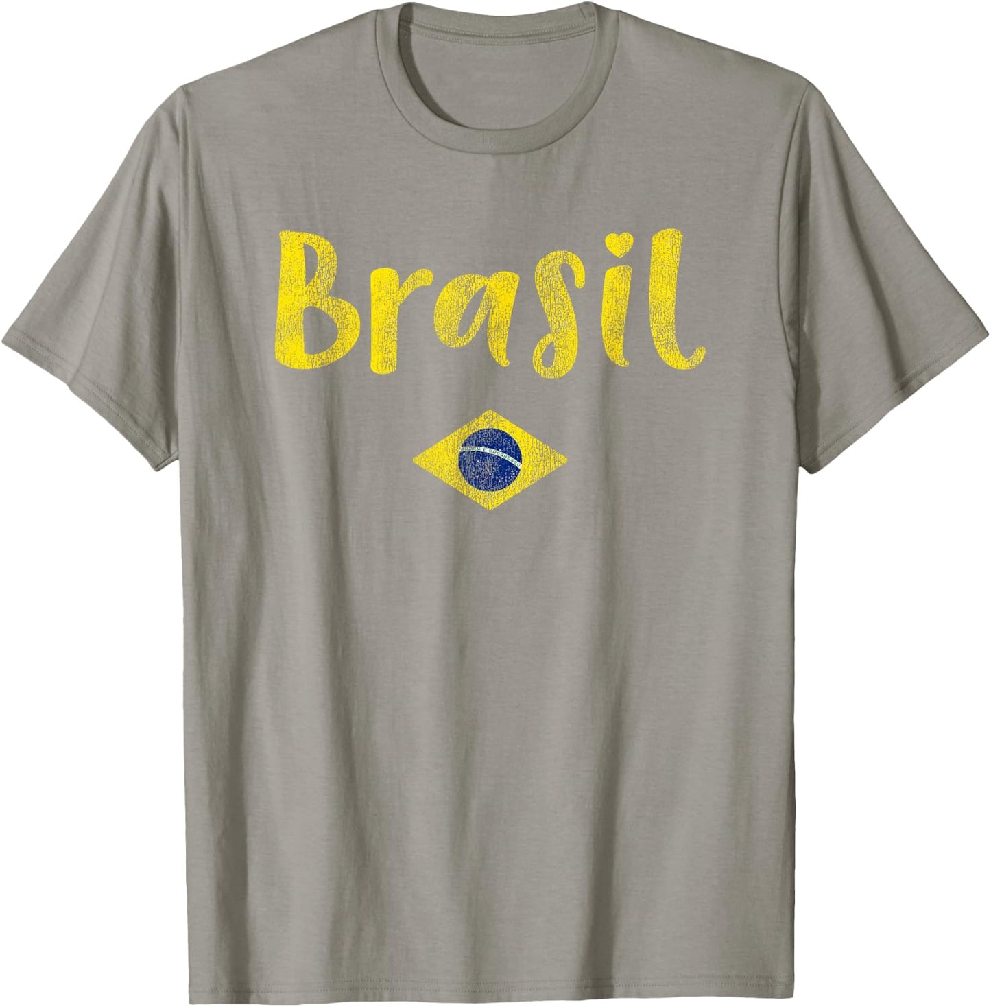 Brazilian Flag of Brazil Souvenir and Girls Brasil T-Shirt - T-Shirt | Sand