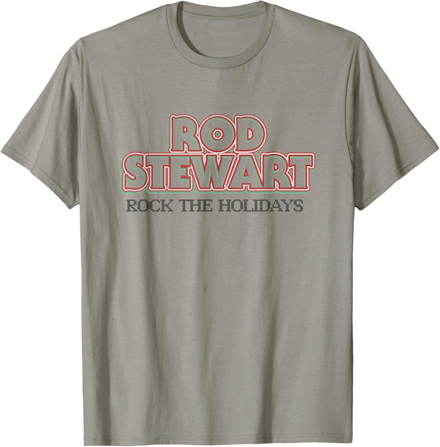 Rod Stewart Rock The Holidays T-Shirt - T-Shirt | Sand