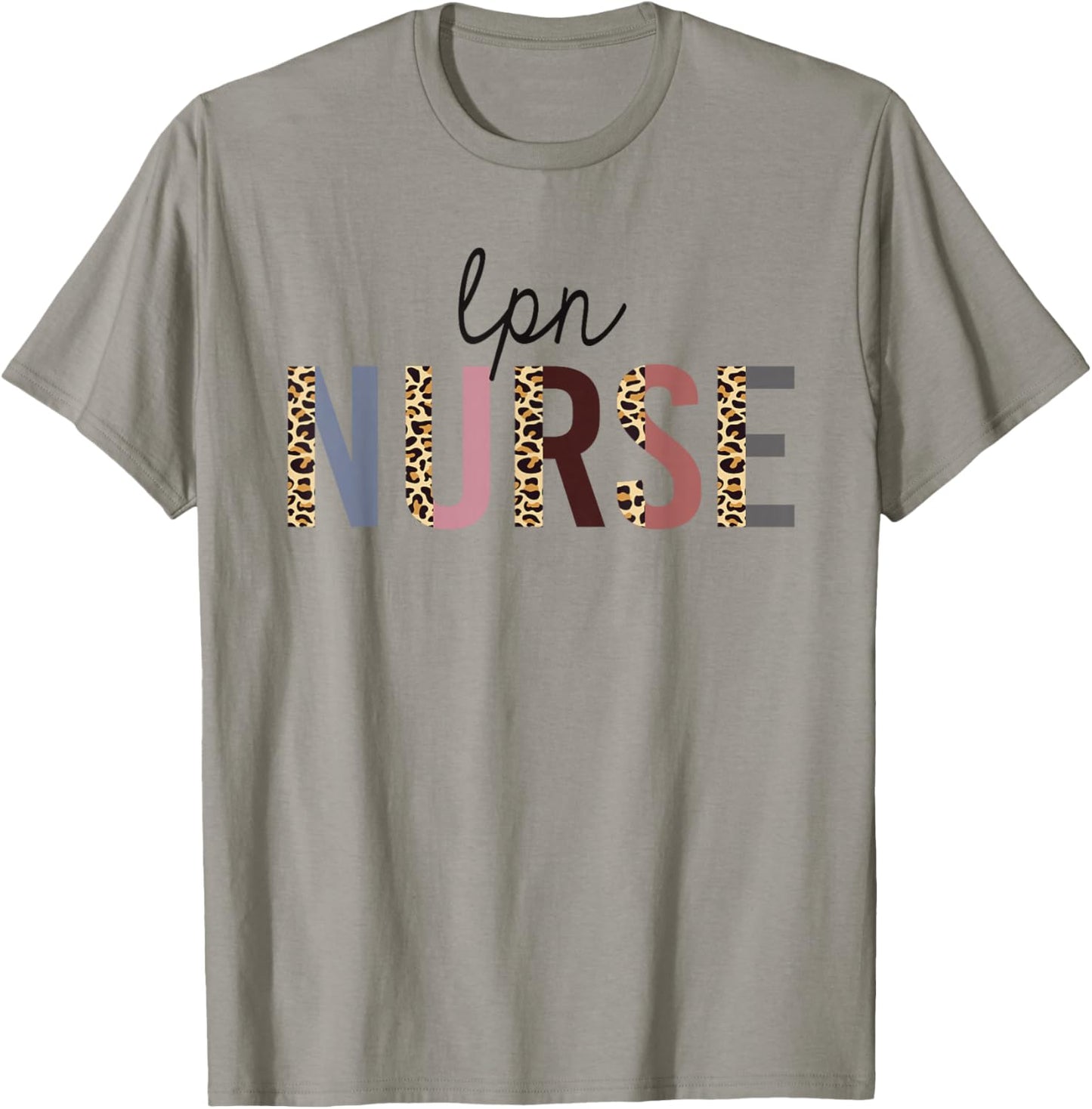 LPN Nurse Leopard Print Licensed Practical Nursing Women T-Shirt - T-Shirt | Sand