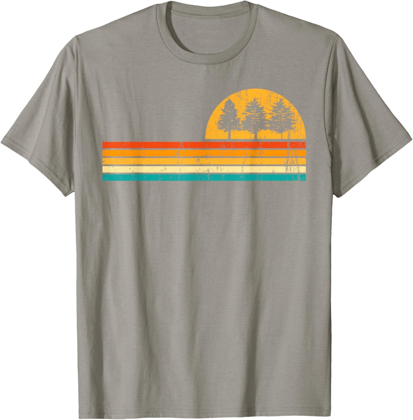 Retro Forest T-Shirt - T-Shirt | Sand