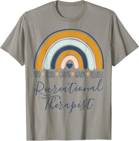 Recreational Therapist Recreation Therapy Therapeutic T-Shirt - T-Shirt | Sand