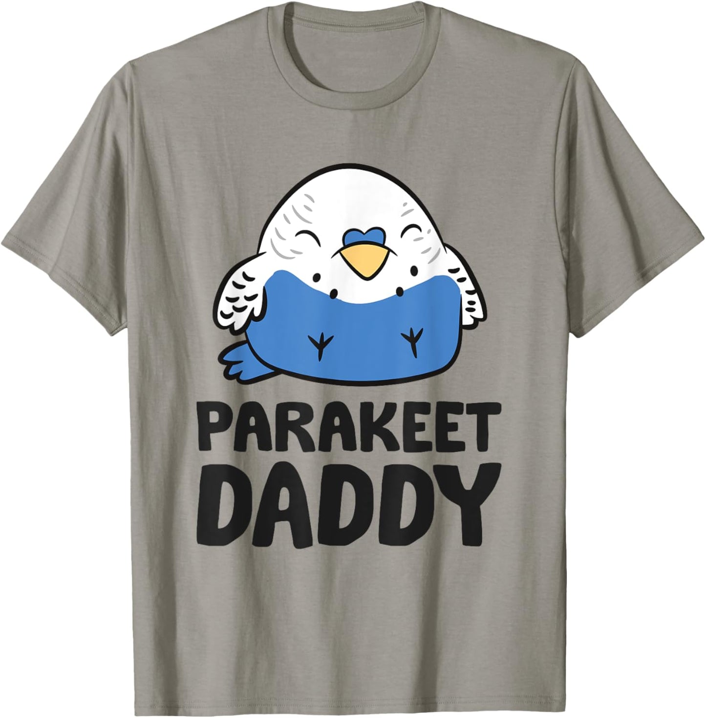 Parakeet Daddy Budgerigar Bird Budgie Papa Parakeet T-Shirt - T-Shirt | Sand
