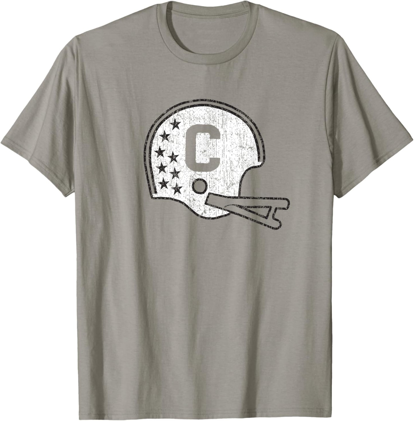 Southlake Carroll Dragons Retro Helmet T-Shirt - T-Shirt | Sand
