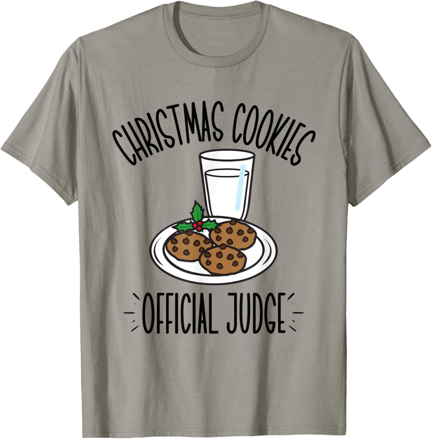Christmas Cookies Official Judge, Cookie Taste Tester T-Shirt - T-Shirt | Sand