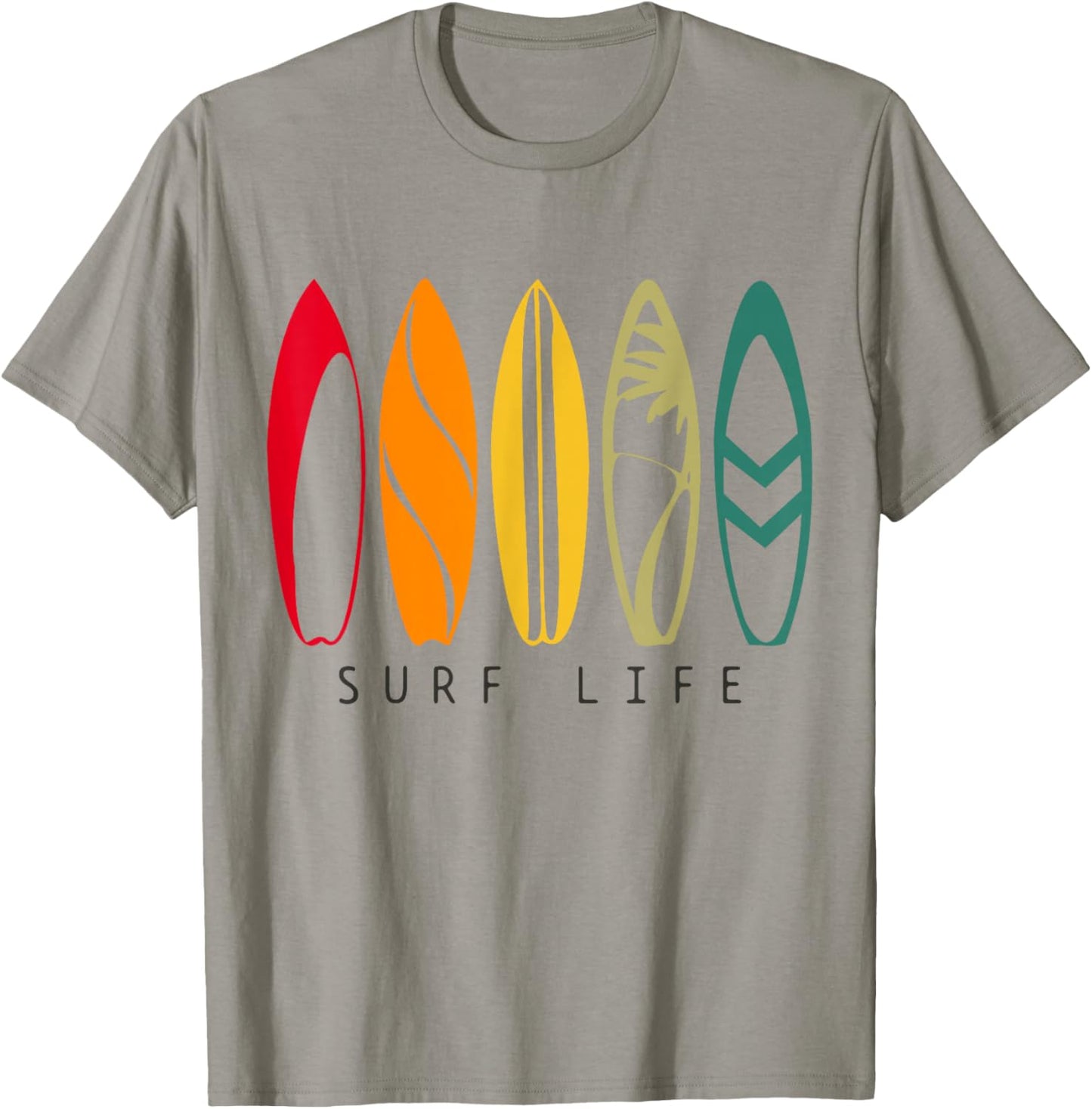 Surf Life Vintage Surfing Retro Surfboard Surfer T-Shirt - T-Shirt | Sand