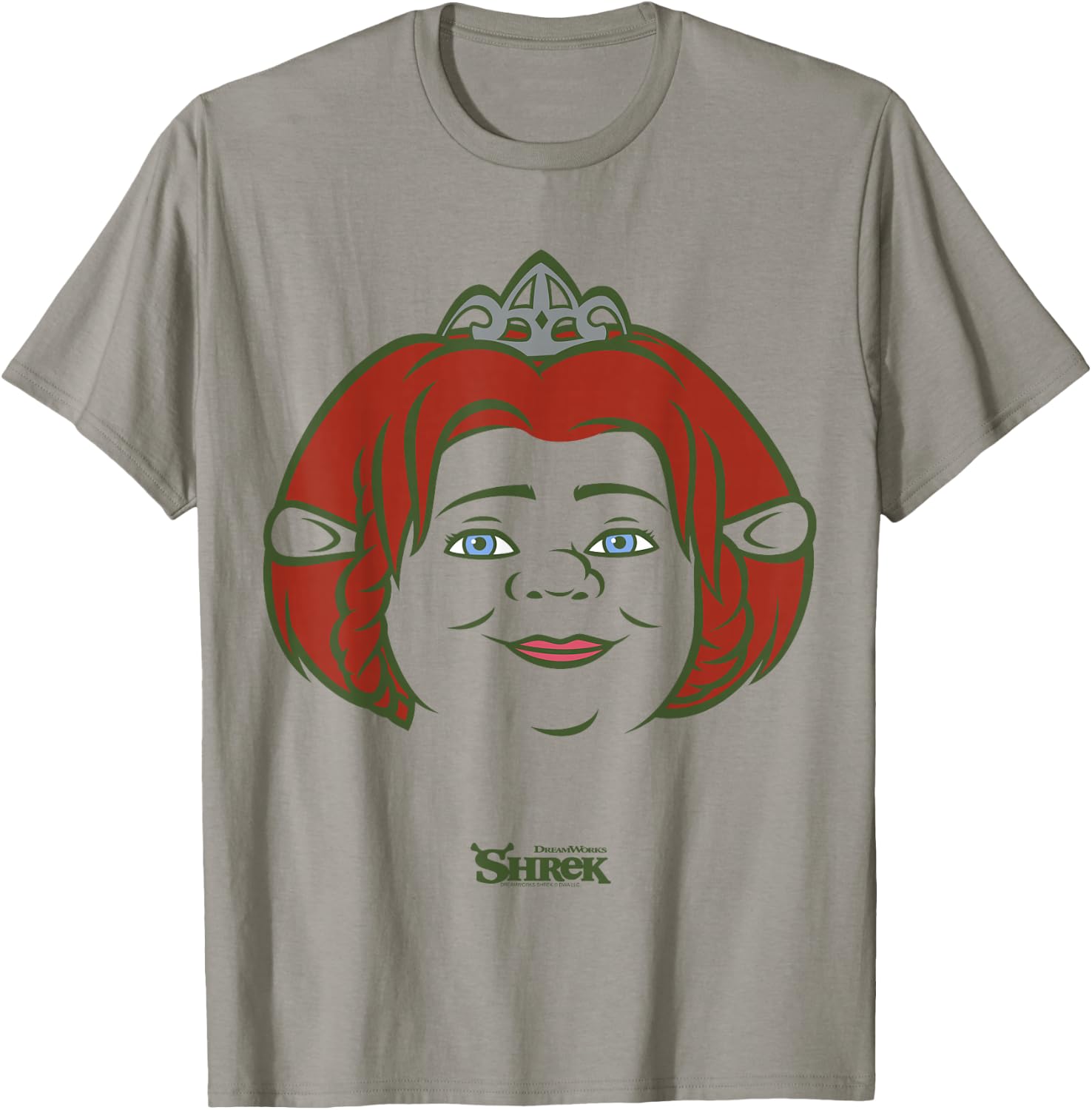 Shrek Fiona Big Face T-Shirt - T-Shirt | Sand