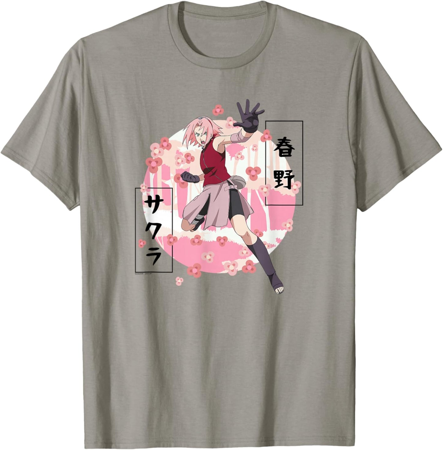 Naruto Shippuden Sakura Blossoms Anime T-Shirt - T-Shirt | Sand
