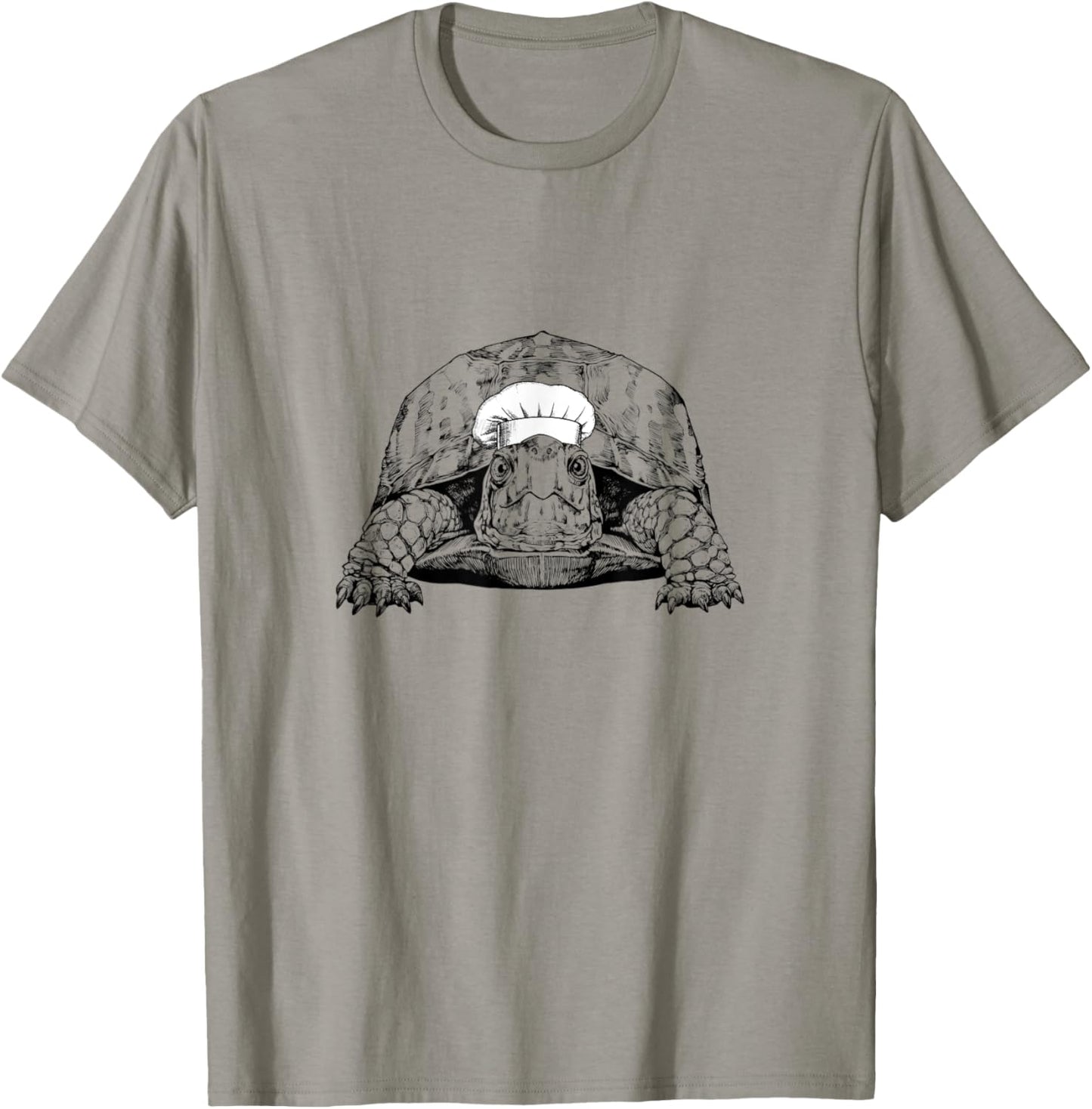 Eastern Box Turtle Animal Chef Funny Cooking Cook T-Shirt - T-Shirt | Sand