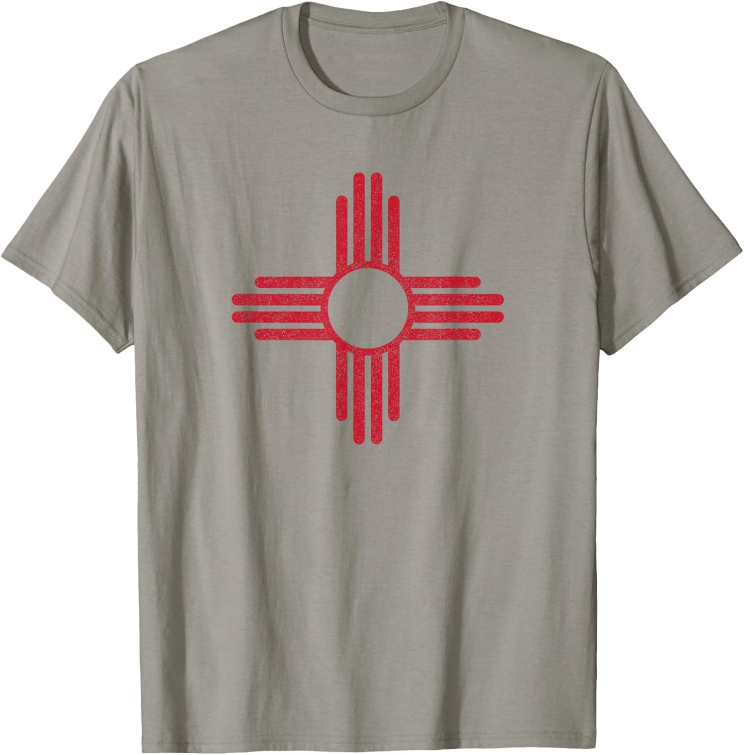 Vintage New Mexico Flag Zia Sun Souvenir Kids T-Shirt - T-Shirt | Sand