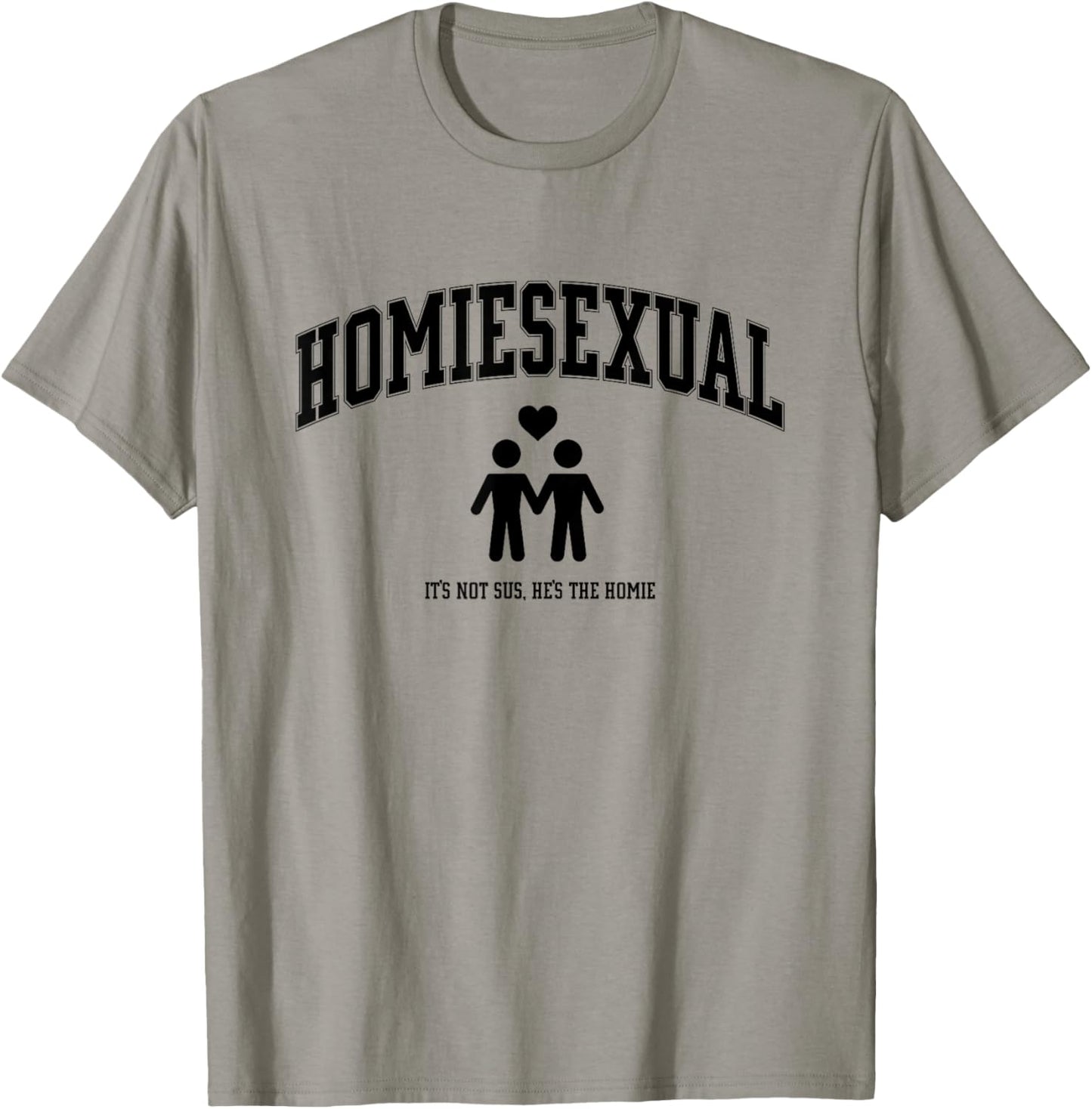 Homiesexual Club Men's Grey Modern Love T-Shirt - T-Shirt | Sand