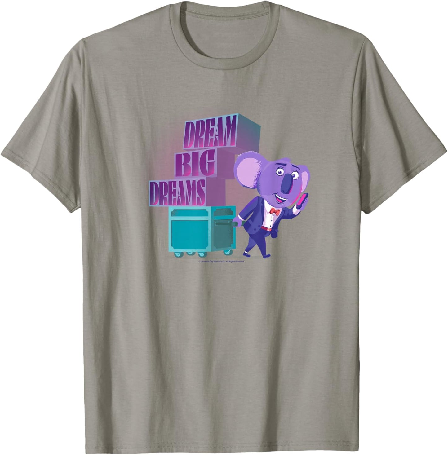 Sing 2 Buster Moon Dream Big Dreams T-Shirt - T-Shirt | Sand