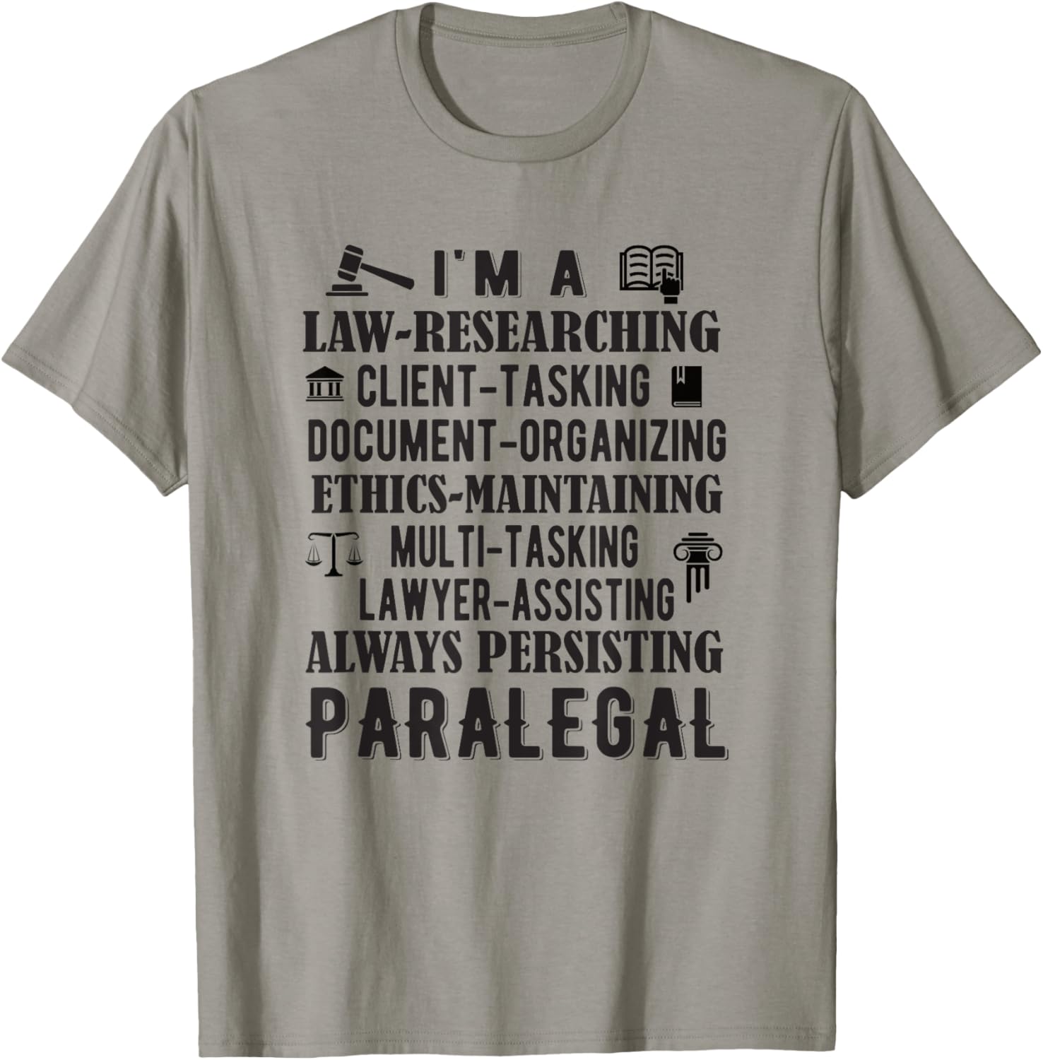 Paralegal Definition Paralegal Appreciation T-Shirt - T-Shirt | Sand