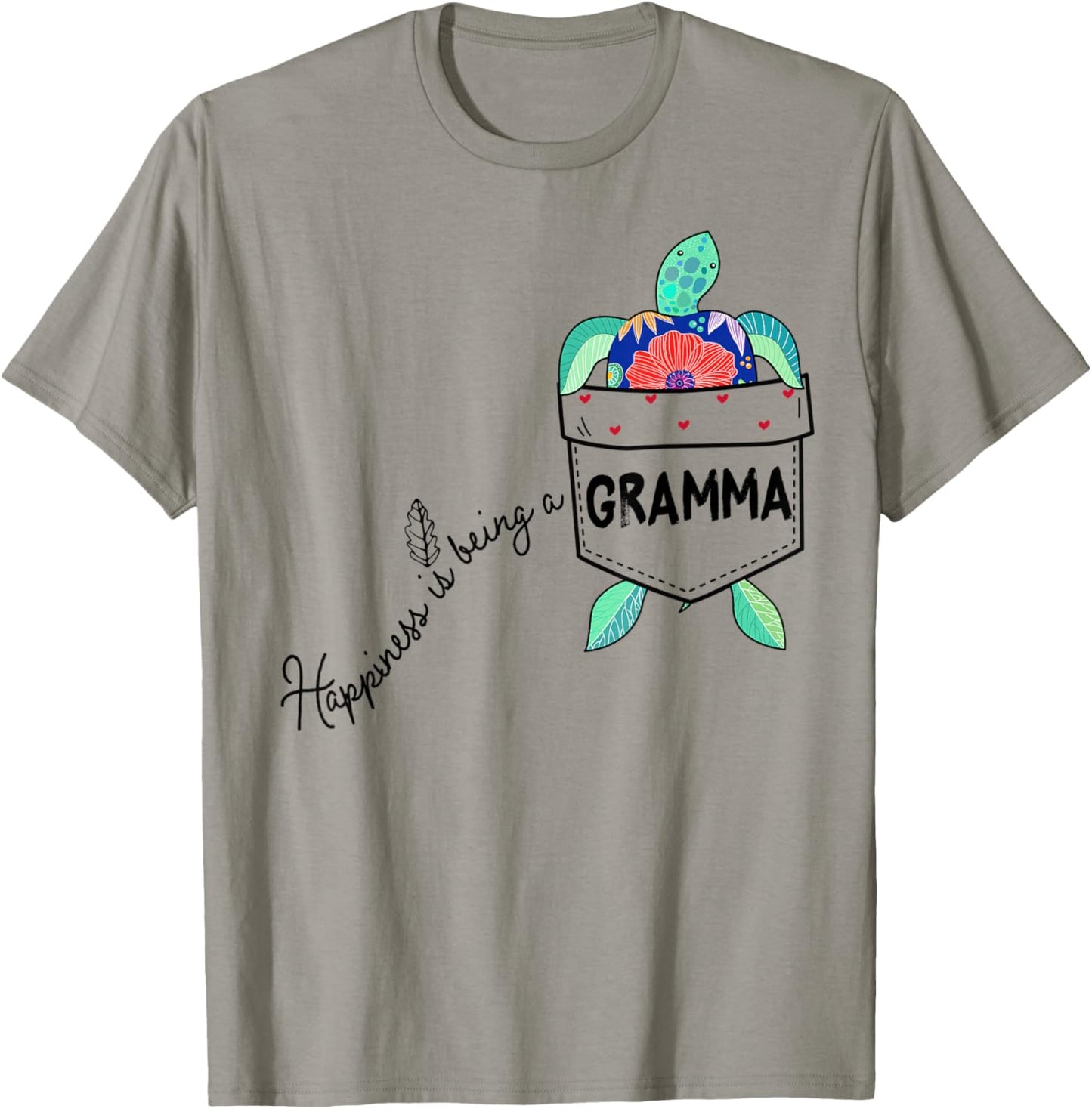 Happiness is being a Gramma Sea Turtle Ocean Animal T-Shirt - T-Shirt | Sand