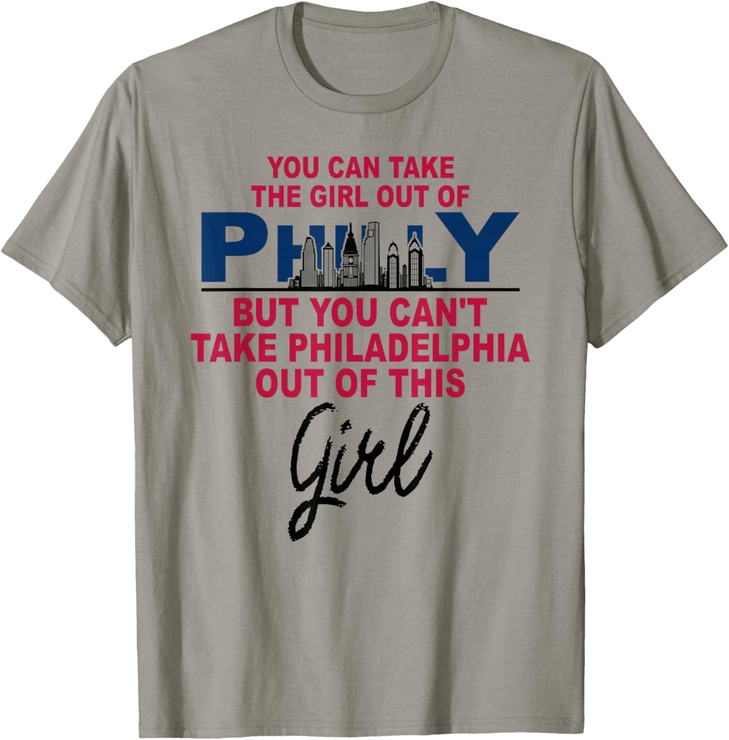 Proud Philly Philadelphia Girl - Moved from Philadelphia T-Shirt - T-Shirt | Sand