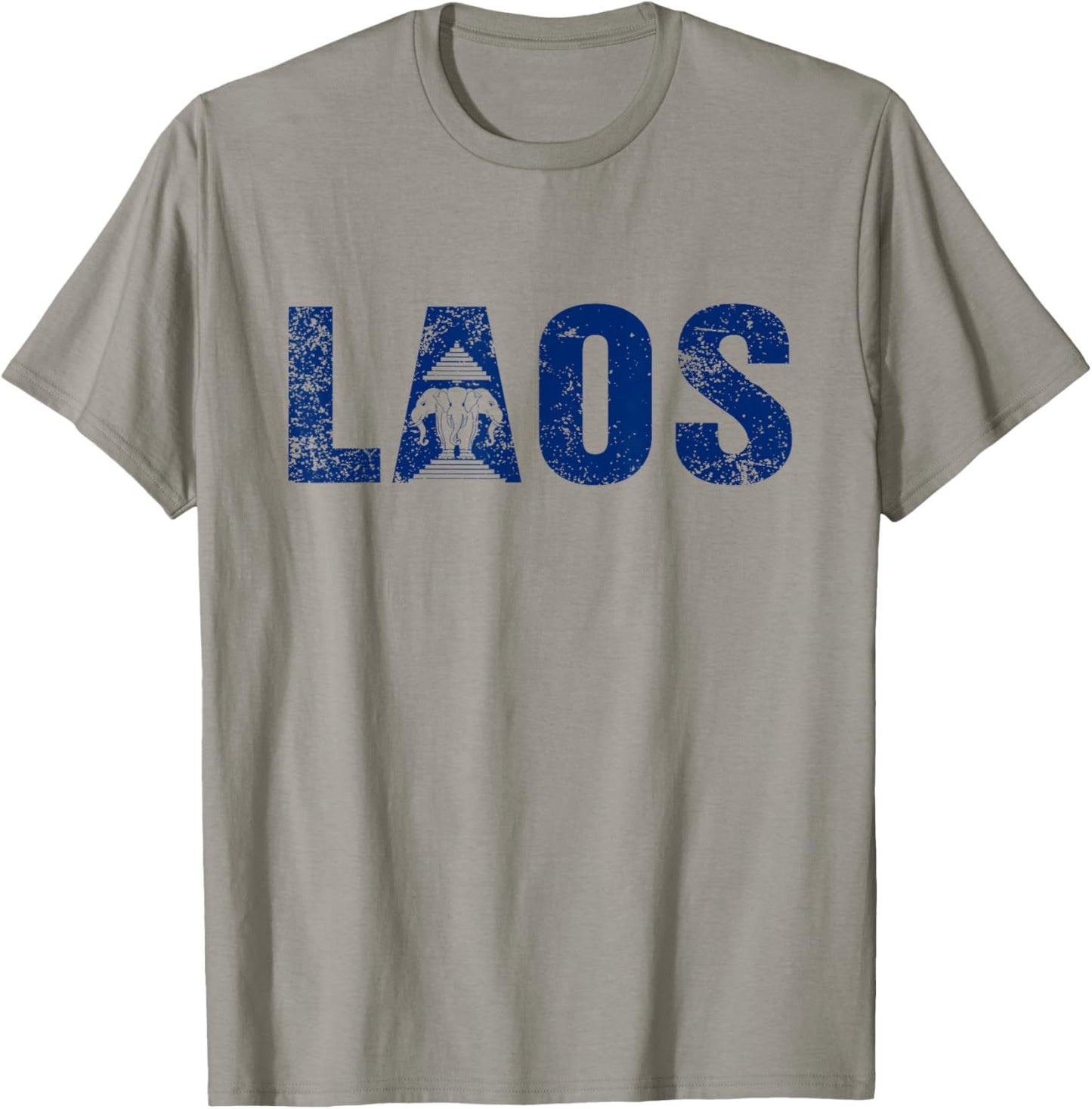 Laos Flag Vientiane Kingdom of Laos Men Women Kids T-Shirt - T-Shirt | Sand