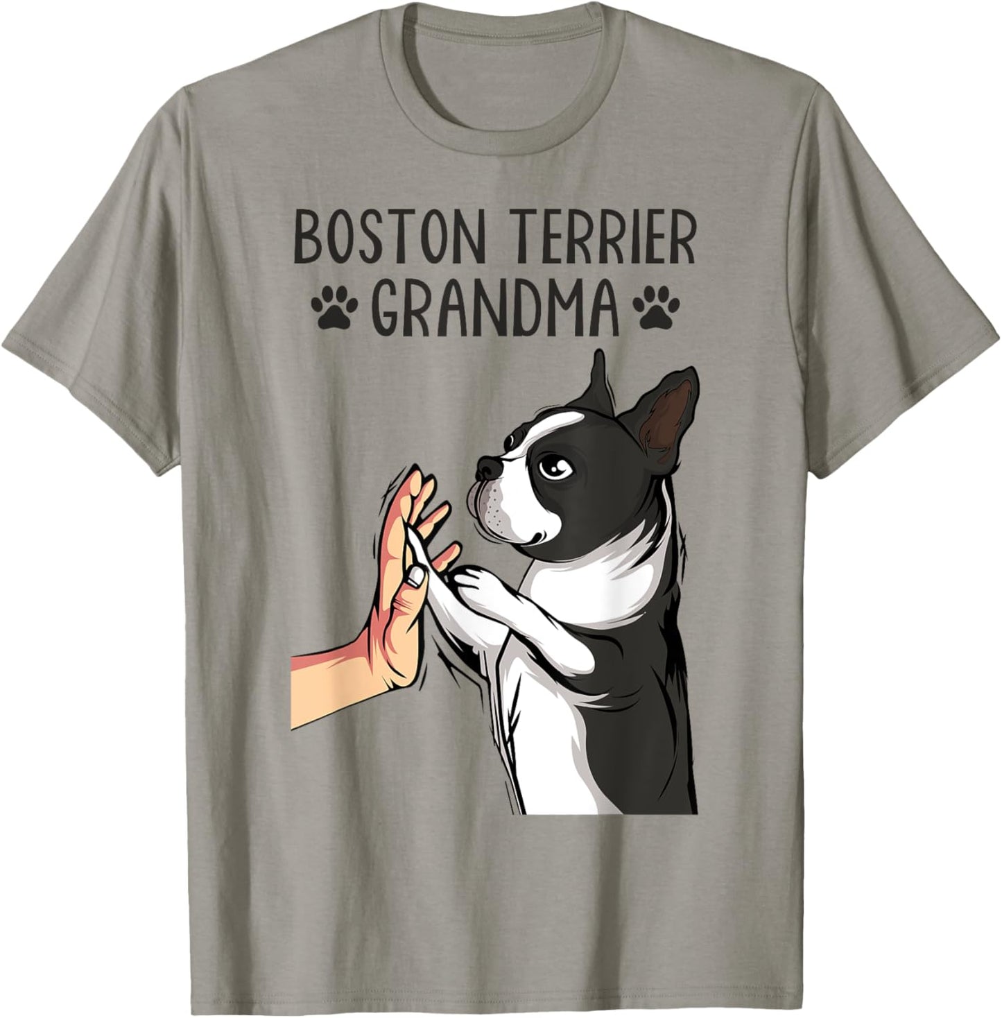 Boston Terrier Grandma Bostie Dog Mom Mother´s Day Women T-Shirt - T-Shirt | Sand