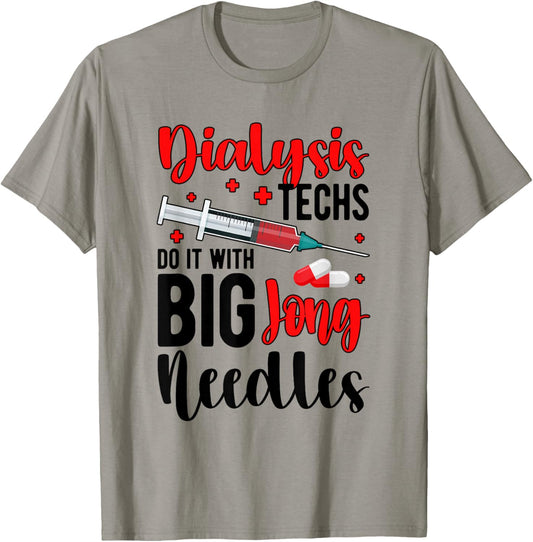 Dialysis Tech Funny Dialysis Technician Week T-Shirt - T-Shirt | Sand