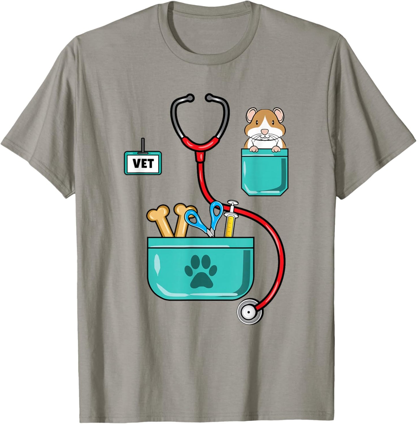 Veterinarian Costume Halloween T-Shirt - T-Shirt | Sand