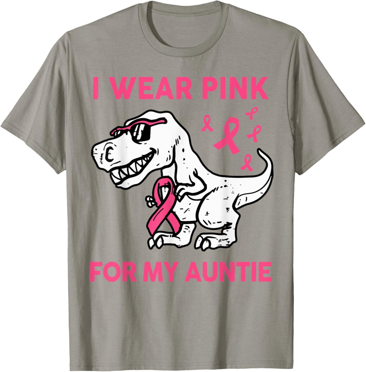 I Wear Pink For My Auntie Breast Cancer Awareness Toddler T-Shirt - T-Shirt | Sand