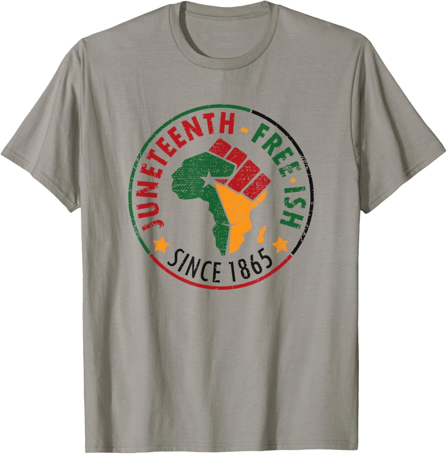 Juneteenth Free-ish Since 1865 T-Shirt - T-Shirt | Sand