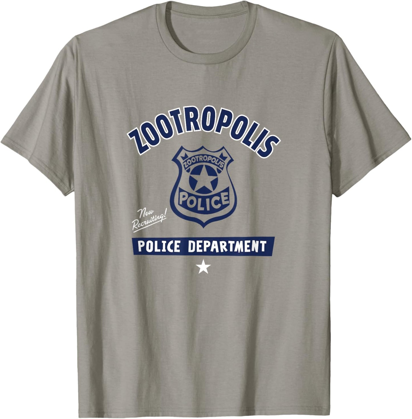 Disney Zootopia Police Department Badge Small T-Shirt - T-Shirt | Sand