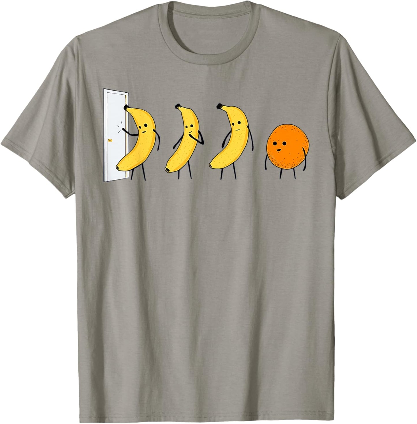 Knock Knock - Who's There - Banana Who's There - Orange T-Shirt - T-Shirt | Sand
