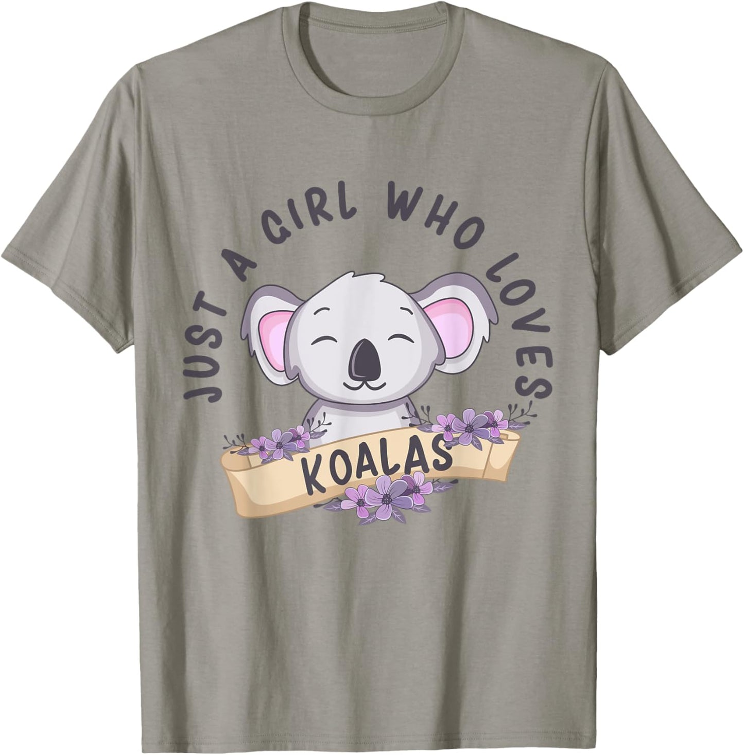 Just A Girl Who Loves Koalas Funny Koala Bear Costume T-Shirt - T-Shirt | Sand
