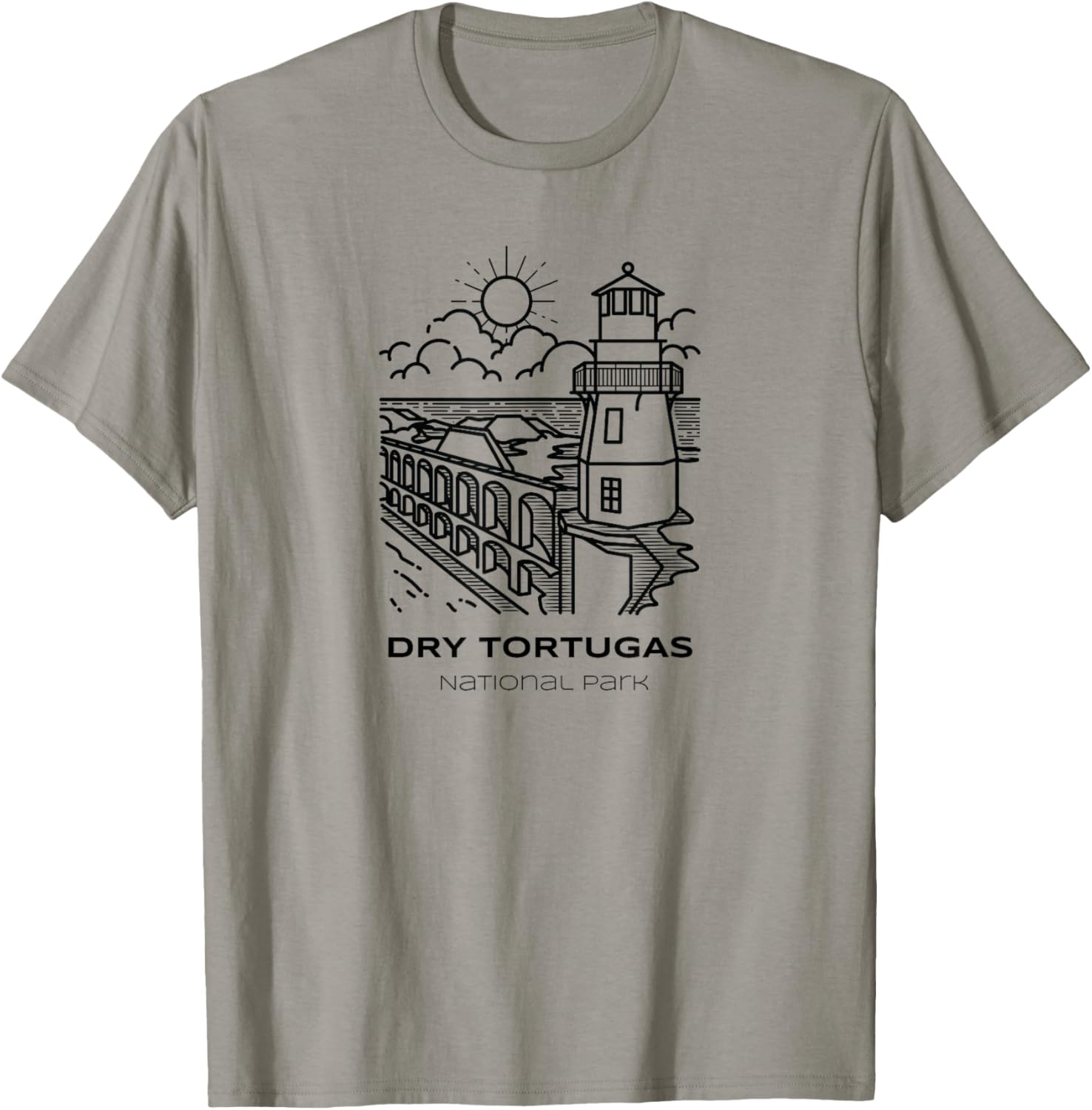 Vintage Dry Tortugas National Park Hike T-Shirt - T-Shirt | Sand