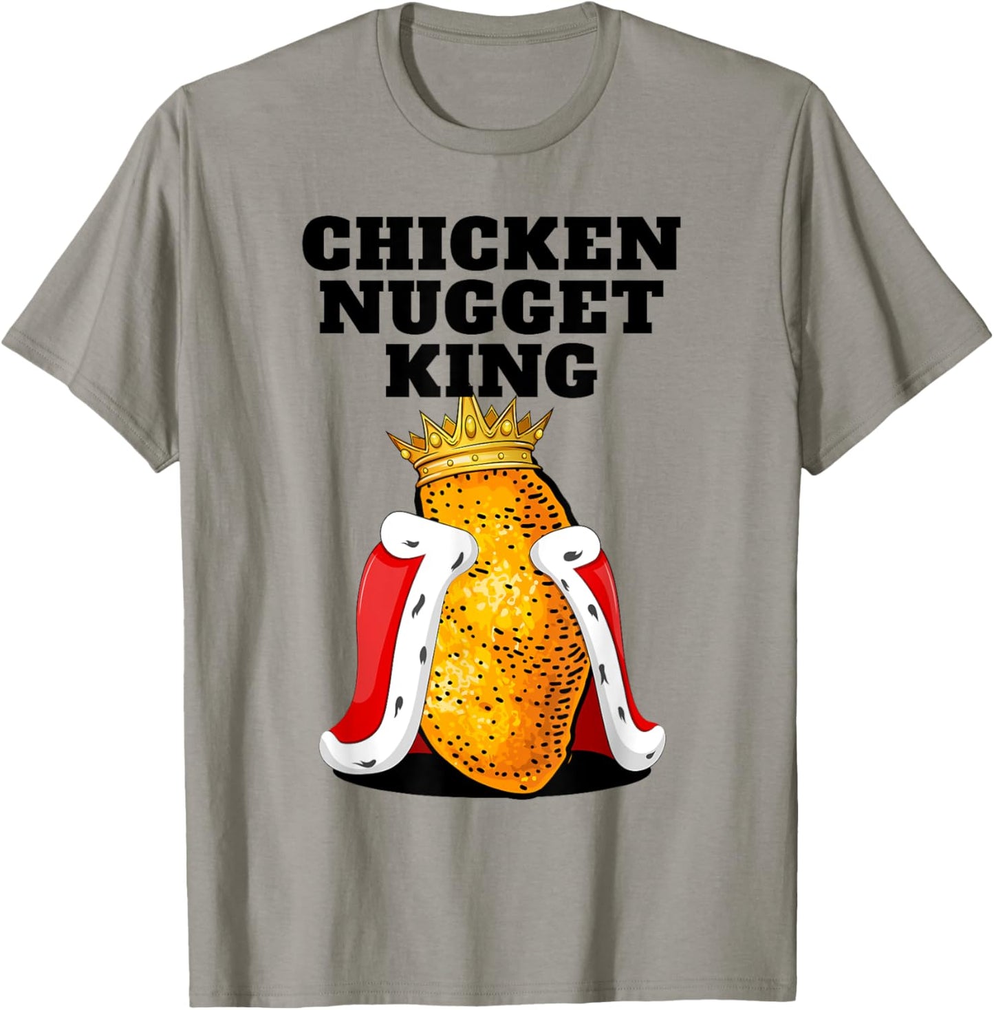 Chicken Nugget King Shirt | Cute Chicken Nugget T-Shirt - T-Shirt | Sand